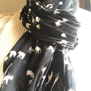 African printed scarf.